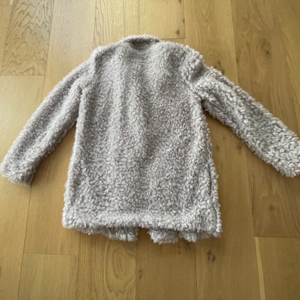 Anthropologie Bishop + Young Rosella Grey Teddy Coat size XS - Picture 4 of 7